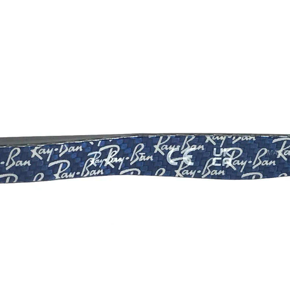 Ray-Ban Eyeglasses Frames RB8421 2904 Black Blue Carbon Fiber Square 54-19-145